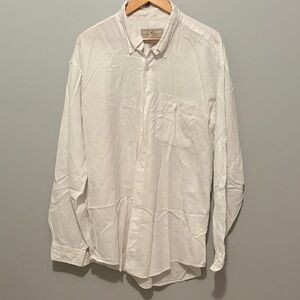 Classic White Casual Button Down Shirt